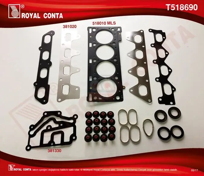 

Store code: T518690 inner top set gasket LAGUNA.I.2-16V * F4R-P * + KECE