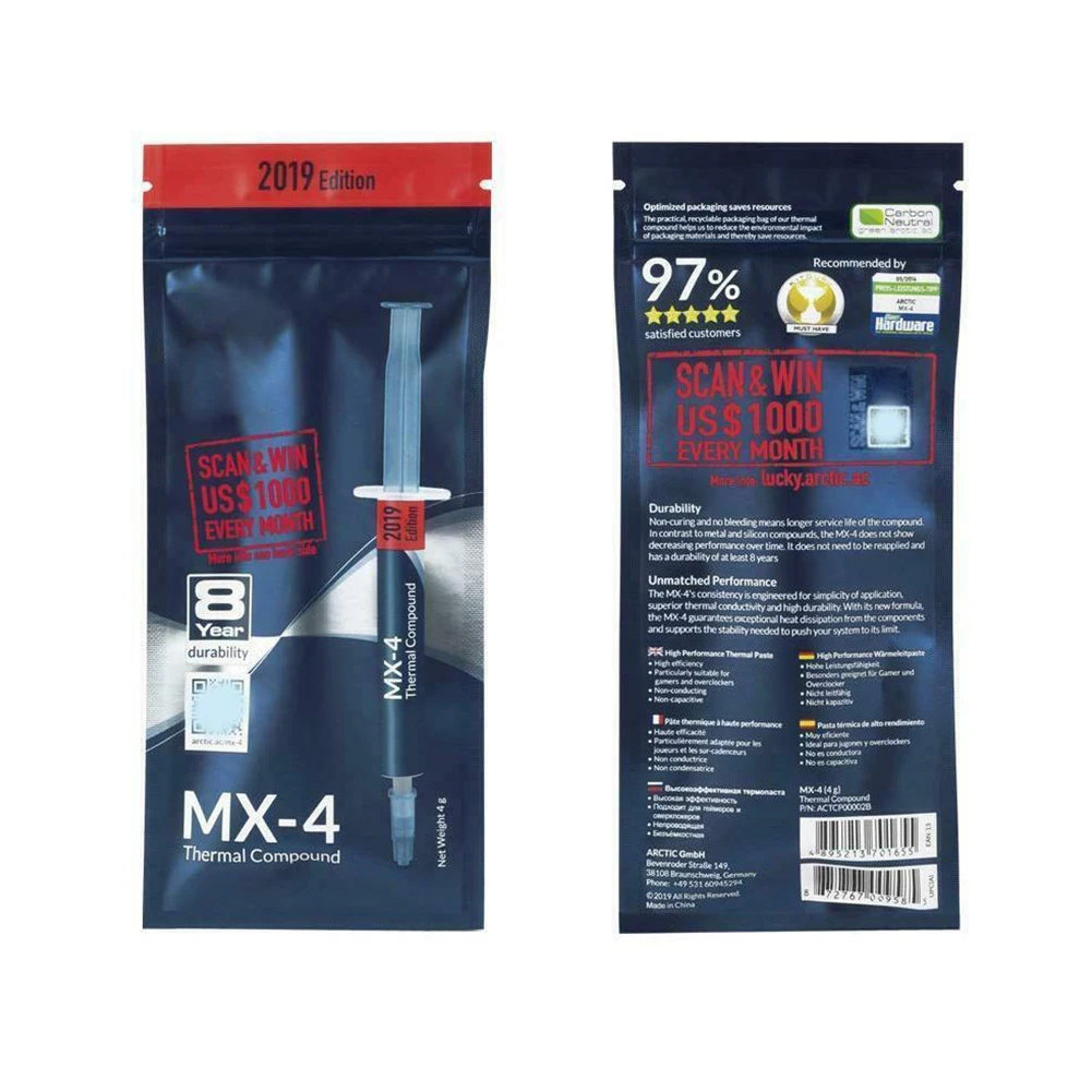 4g Φ композитный процессор радиатор Охлаждающая термопаста трубка