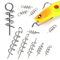 fishing hook connector fishing gear supplies fishing accessories screw needle hook pin lock needle lure baits hook
