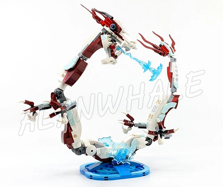 424 шт. супер истребитель битва в древней деревне десять колец китайский дракон 60097