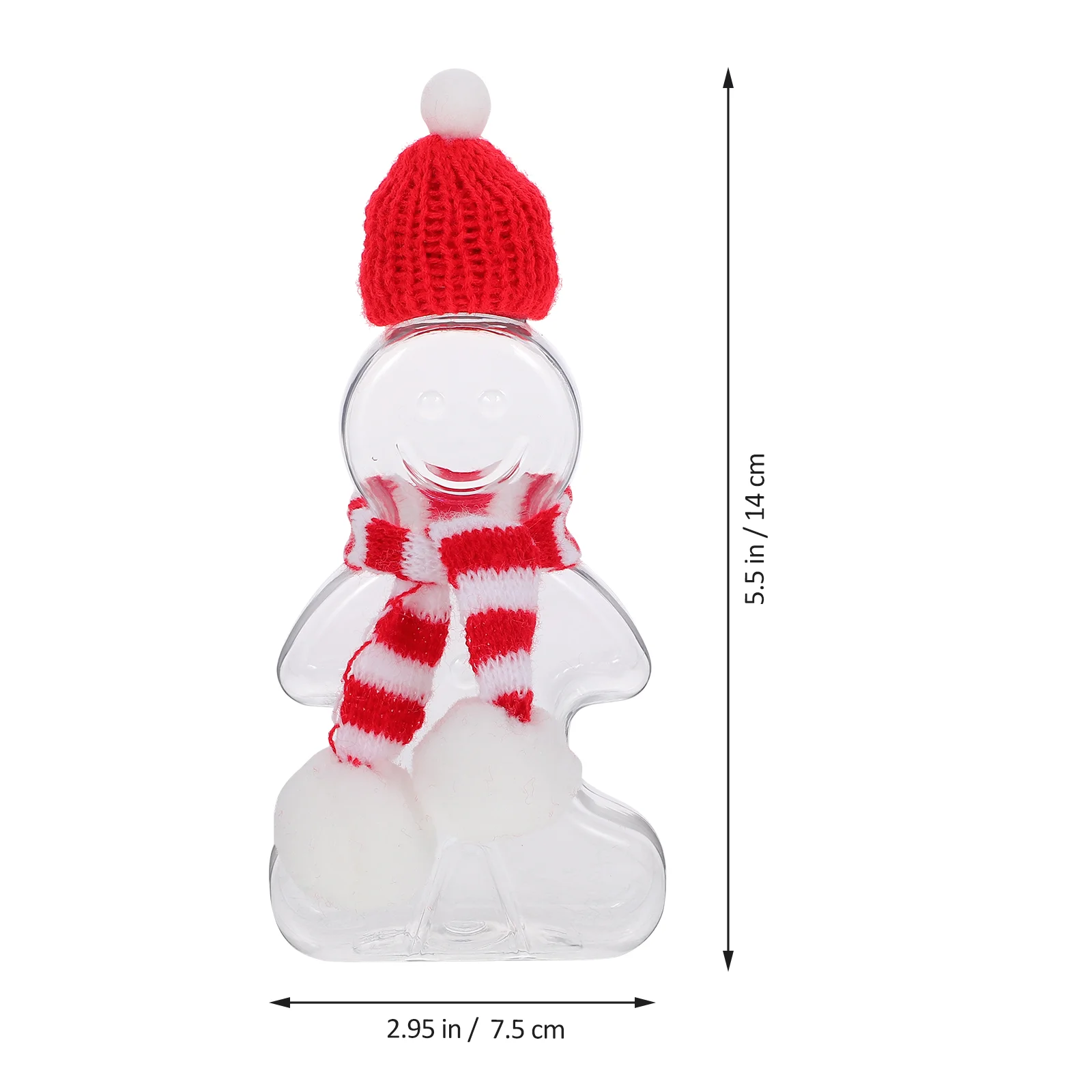 Пряничный человечек бутылка для напитков банка сока конфет вечерние упаковочные