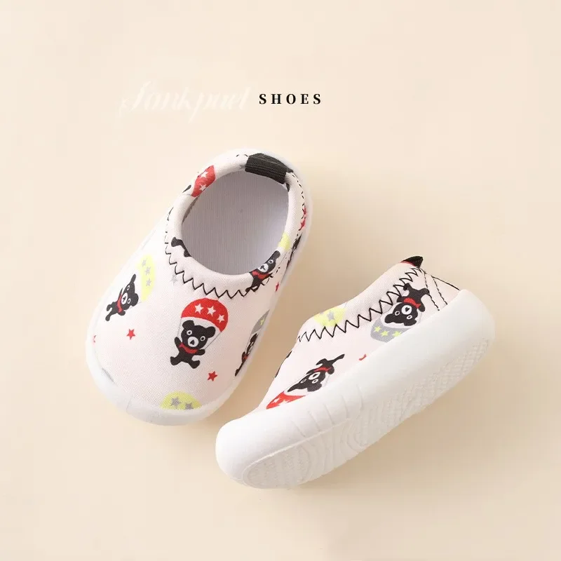 

Newborn Baby Boy Girl Light Shoes Toddler Cartoon Strawberry Sneaker Anti Slip Rubber Soles First Walker Infant Floor Prewalker