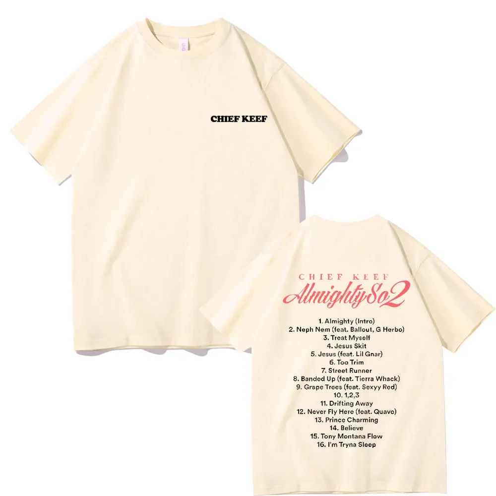Hot Sale New Rapper Chief Keef Almighty So 2 Album Graphic T Shirt Men Women Hip Hop Rap Oversized Tshirt Men's Fashion T-shirts (art.: 3920ca7746620) - 3920ca7746620