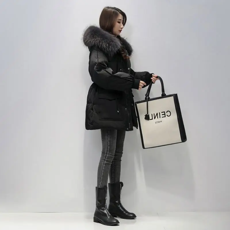 Women's Cotton 2022 Winter Solid Colour Loose Women's Down Jacket Cotton Jacket Warm Korean Version Of Fashion Women's Jacket