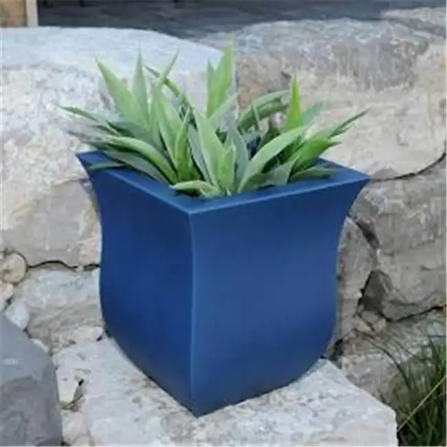 

Mayne Valencia 16" x 16" x 18" Square Polyethylene Planter - Neptune Blue