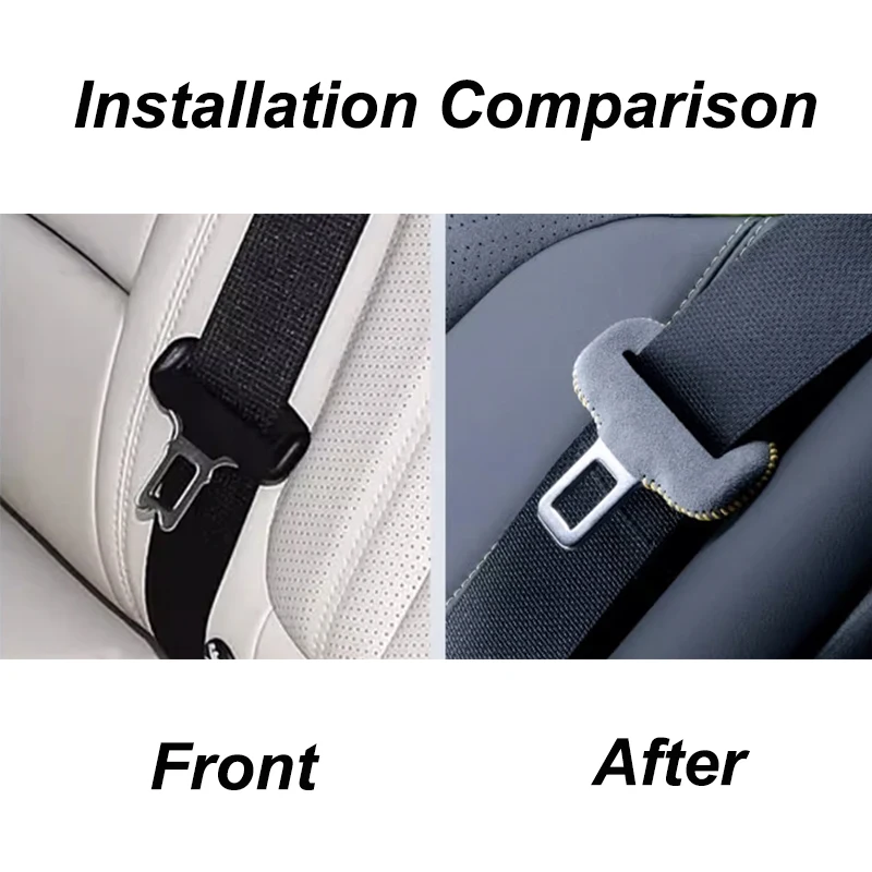 Для Chery iCAR 03 JAECOO J6 2024 замок для ремня безопасности защитный чехол из алькантары