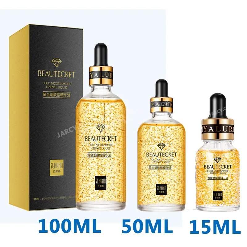 

24k Gold Hyaluronic Acid Essence Niacinamide Facial Serum Anti-aging Lifting Collagen Essence Whitening Skin Care Essence