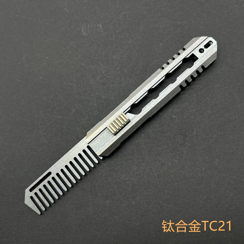 Titanium Alloy Titanium alloy TC21 utility knife holder comb