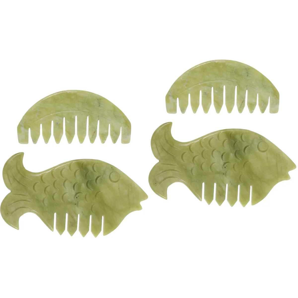 

4 шт., нефритовые массажеры для лица