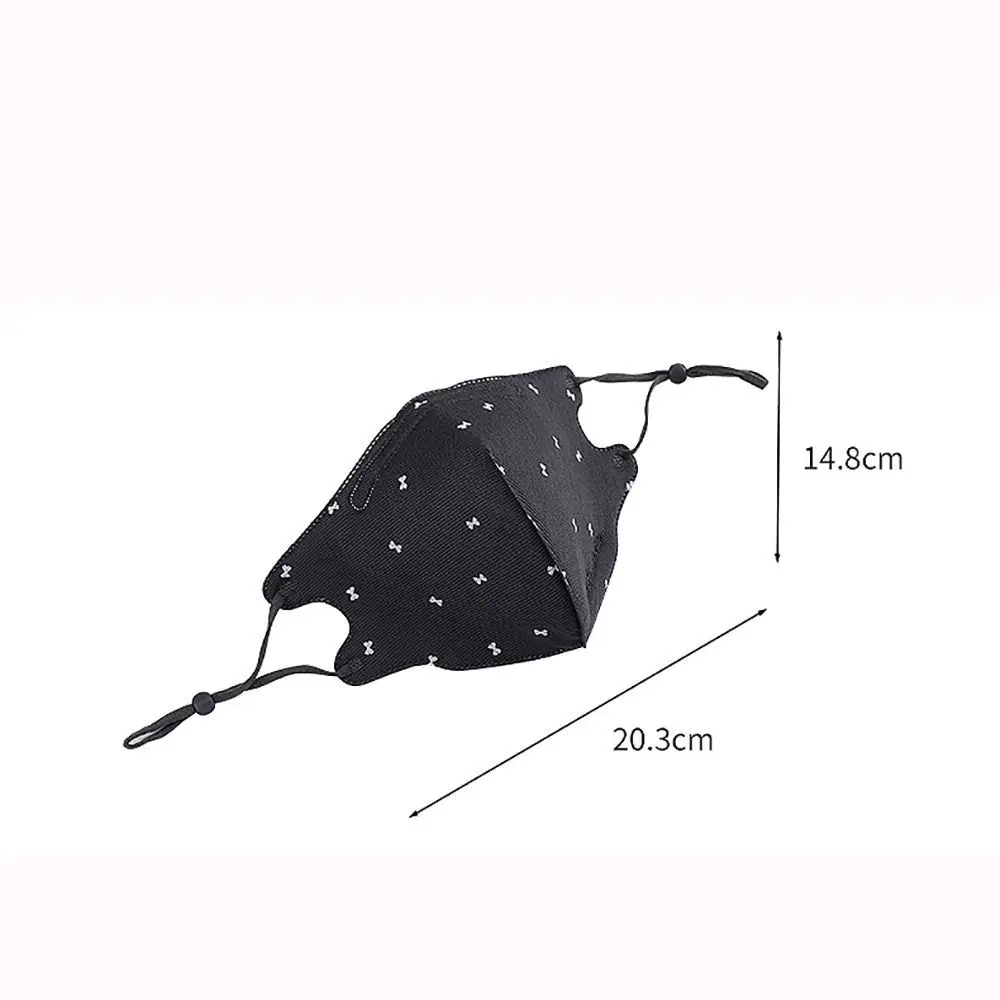 Симпатическая маска для лица с принтом зимняя утолщенная текстильная взрослых