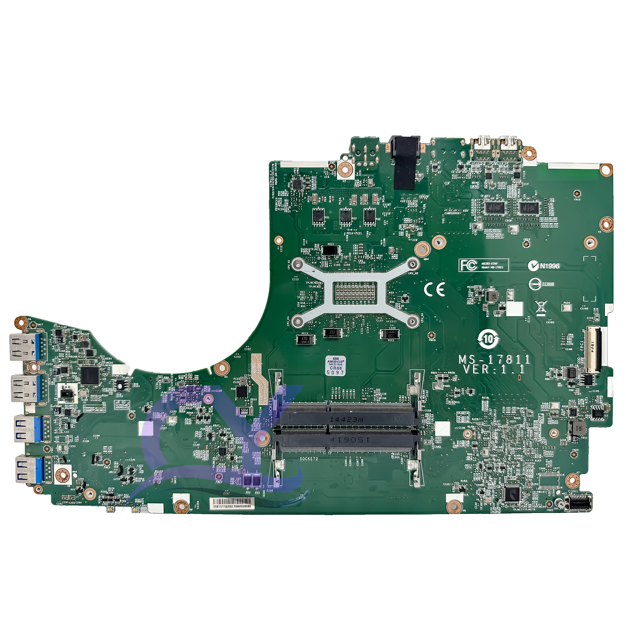 Рисунок 3 - Материнская плата для ноутбука