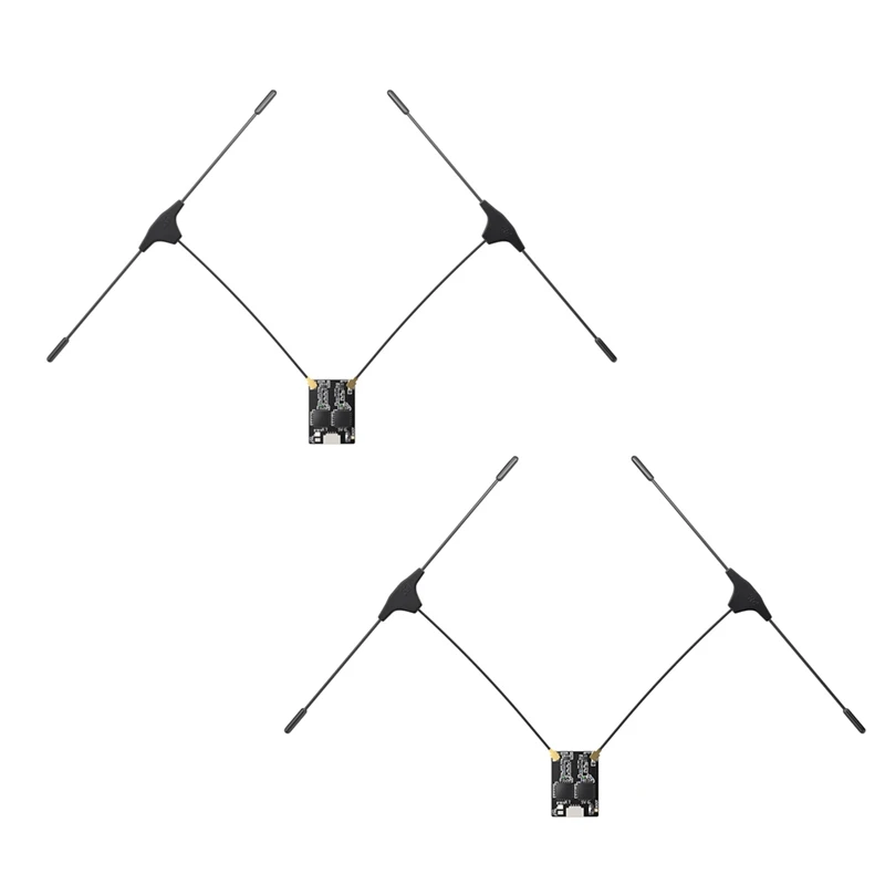 ABGZ-для GEPRC ELRS DUAL Diversity Receiver RX 25-200Hz Встроенный TCXO с двойной антенной для FPV RC Drone