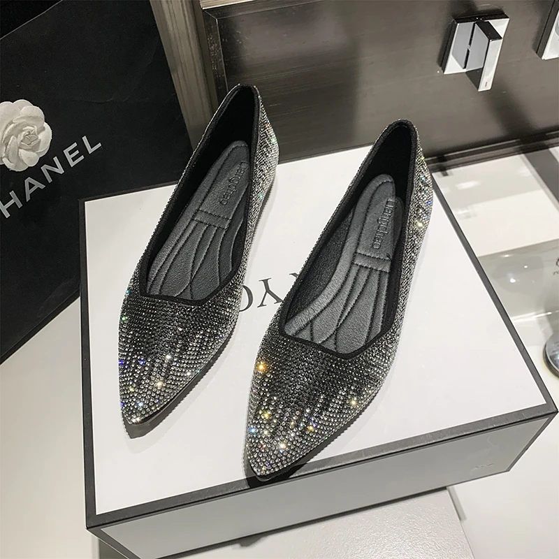 

Shallow Mouth Low Heels Shoes Woman Flats Dress PU Basic Rubber Low Heels Shoes Woman Flats Shallow Mouth Dress Rubber Basic