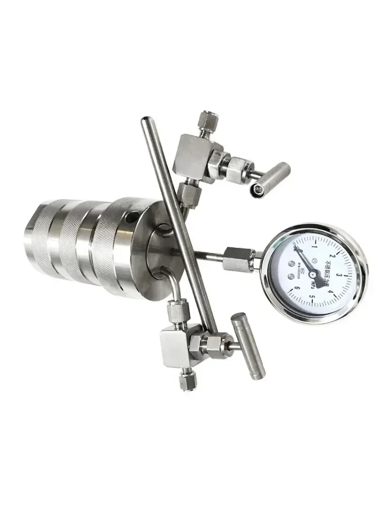 Гидротермальный синтез Автоклав Реакторный сосуд + манометр на входе 100 мл 6 МПа