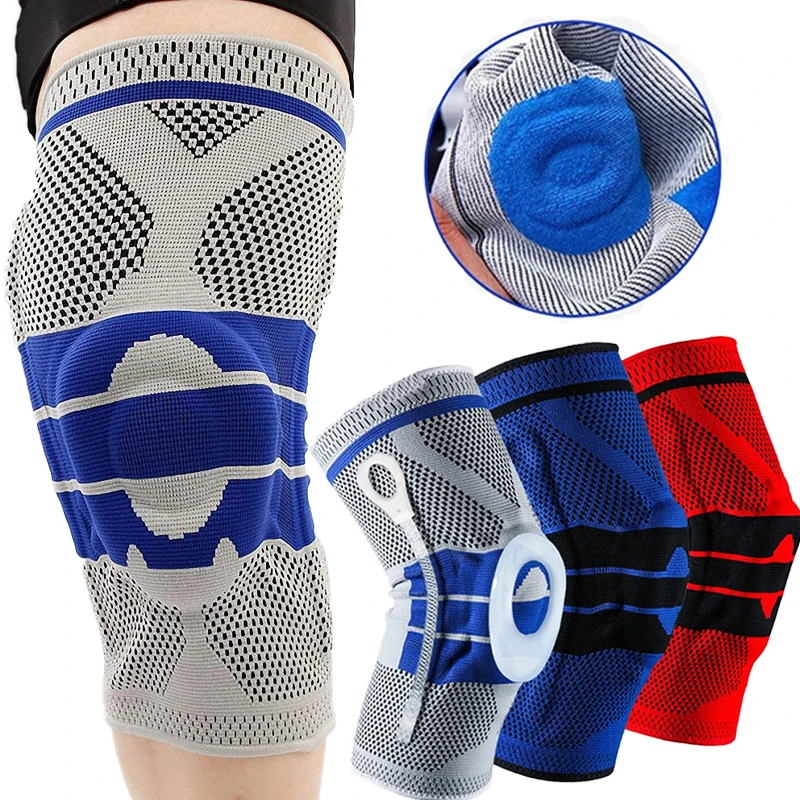 Knee Support Sports Knee Braces Elastic Arthritis Compression Support Fitness Equipment Fitness Leg Support Protective Gear