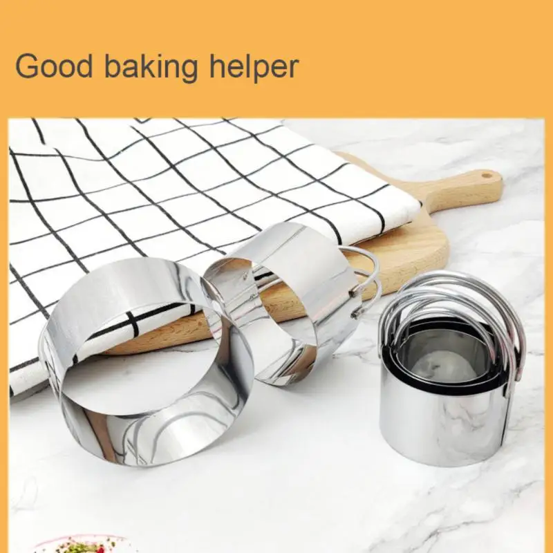 

5 шт./набор, формы для выпечки, нержавеющая сталь