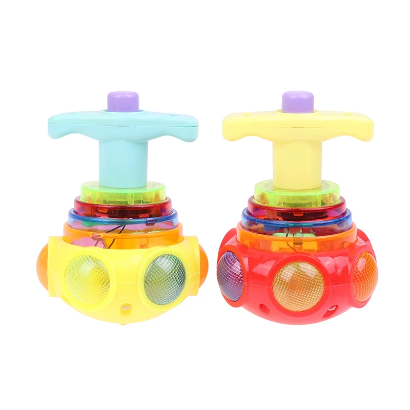 

Colorful Flashing Gyro Music Spinning Toy With Launcher For Children Gifts Kids Toy Led Gyroscope Children Classic Toy