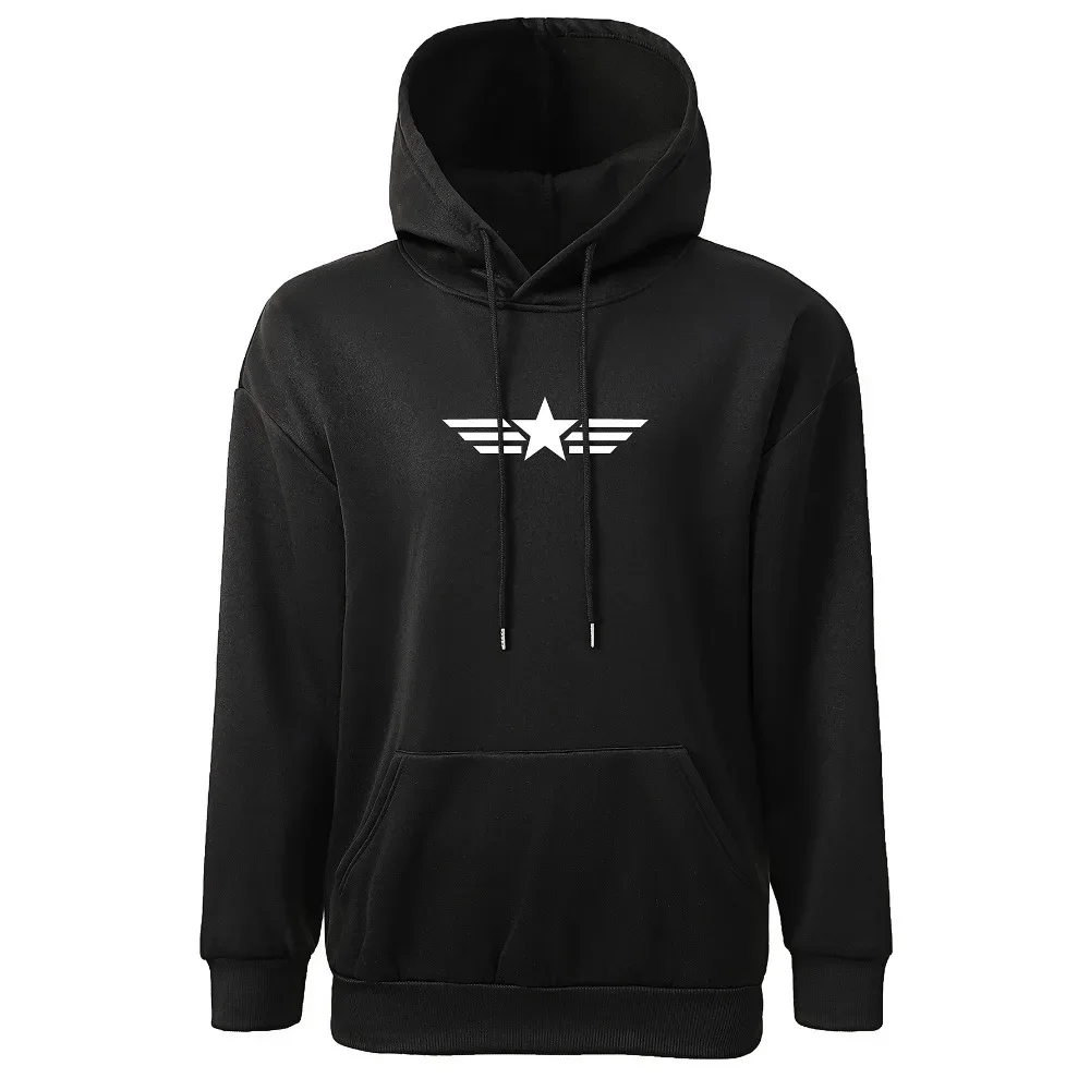 TOQUCL мужская одежда с принтом рождественских звезд мешковатые джемперы капюшоном