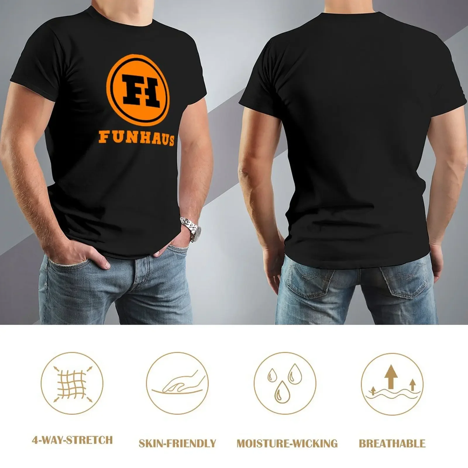Футболка Funhaus Merch для мальчика одежда в стиле хиппи милая футболки с аниме мужские