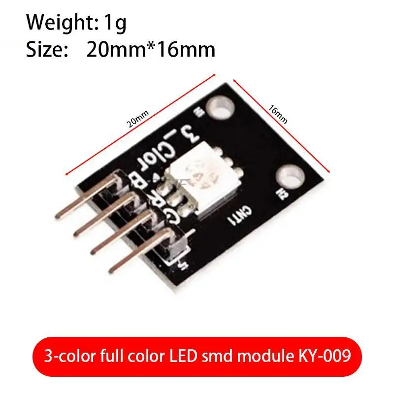 _ 5050 ШИМ-модулятор RGB SMD KY-009 модуль 3 цветов для Arduino MCU Raspberry CF Board три основных цвета