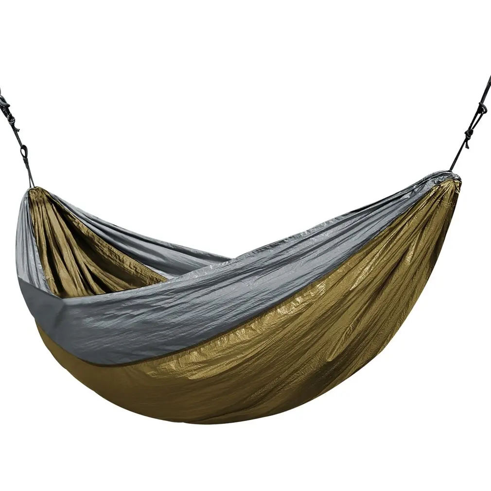 

Outdoor Double Hammock Portable Parachute Cloth 2 Person hamaca Adult Outdoor Backpacking Travel Survival Hunting Sleeping