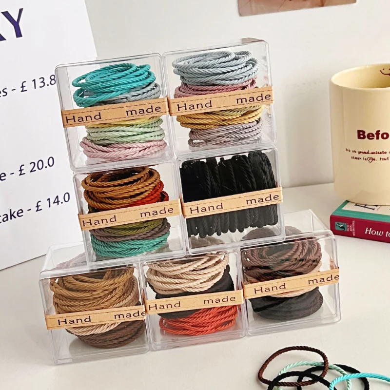 

Резинки для волос однотонные простые эластичные, 50/100 шт.