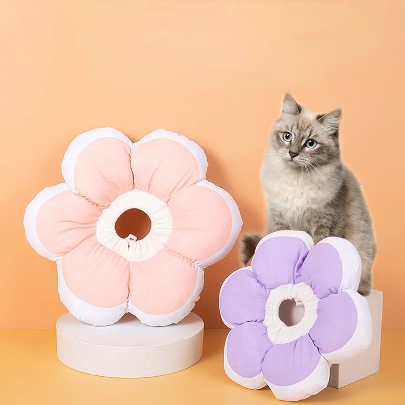 

Sunflower Cat Collar Sterilization Elizabeth Circle Dog Headgear Anti-lick and Anti-bite