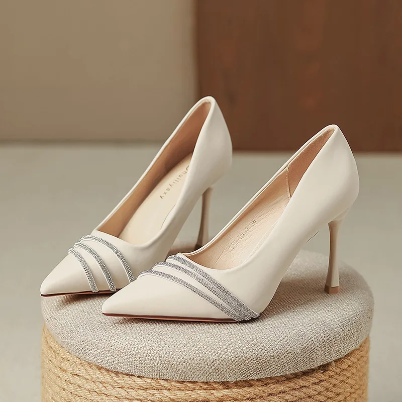 Босоножки женские без шнуровки сандалии на высоком каблуке 12 см пикантные