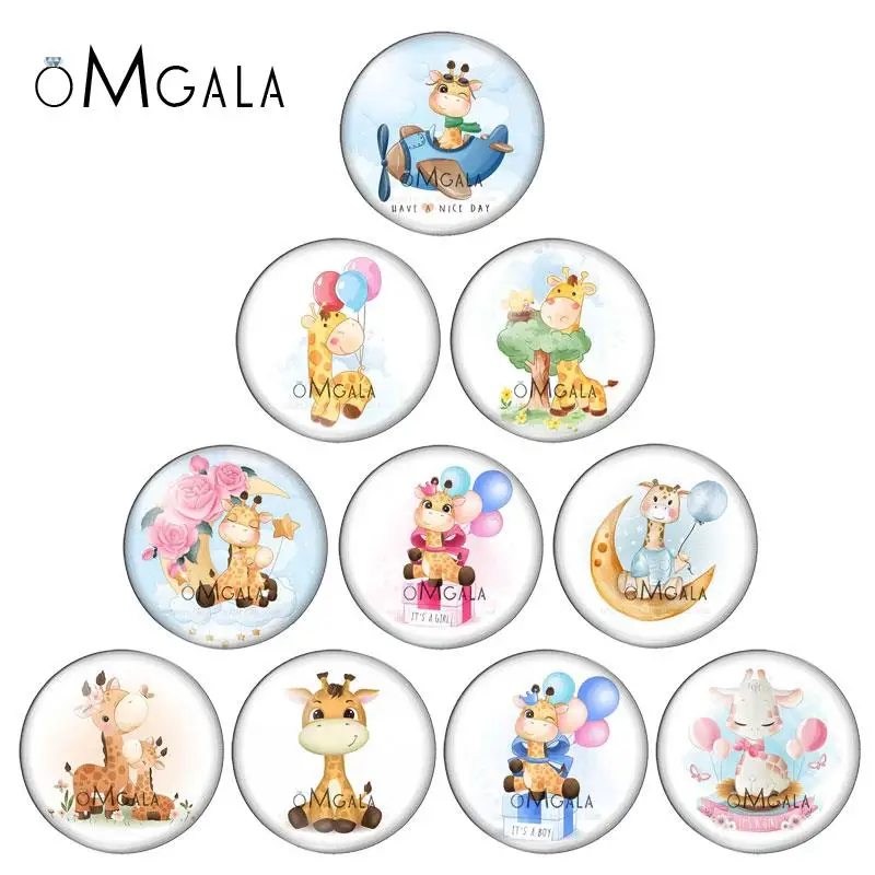 Круглые стеклянные кабошоны для фотографий 10/12/18/20/25 мм