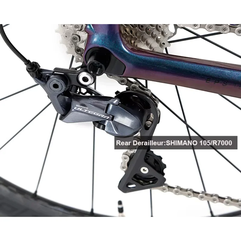 Фото Гидравлические дисковые тормоза велосипедные велосипеды bicicletas UT/R8020-22S T1000 Шоссейный велосипед из углеродного волокна 700*25c №4