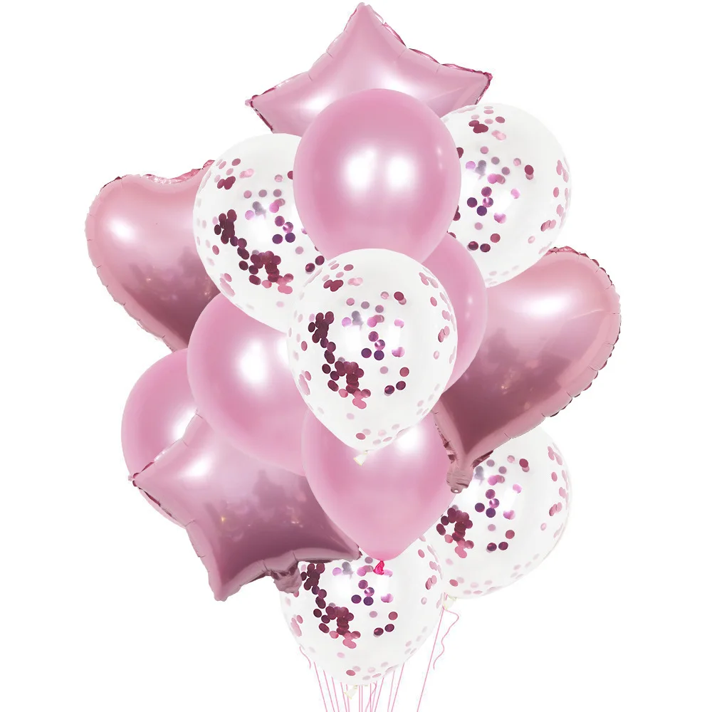

Glittering Colorful Confetti Latex Balloon Romantic Wedding Decoration Baby Shower Birthday Party Decoration Transparent Balloon