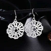 925sterling silver jeweleries wedding girls geometric vintage earrings jewelry proposal gift christmas holiday gift lover