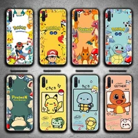 pokemon pikachu squirtle phone case for samsung galaxy note20 ultra 7 8 9 10 plus lite m51 m21 m31s j8 2018 prime