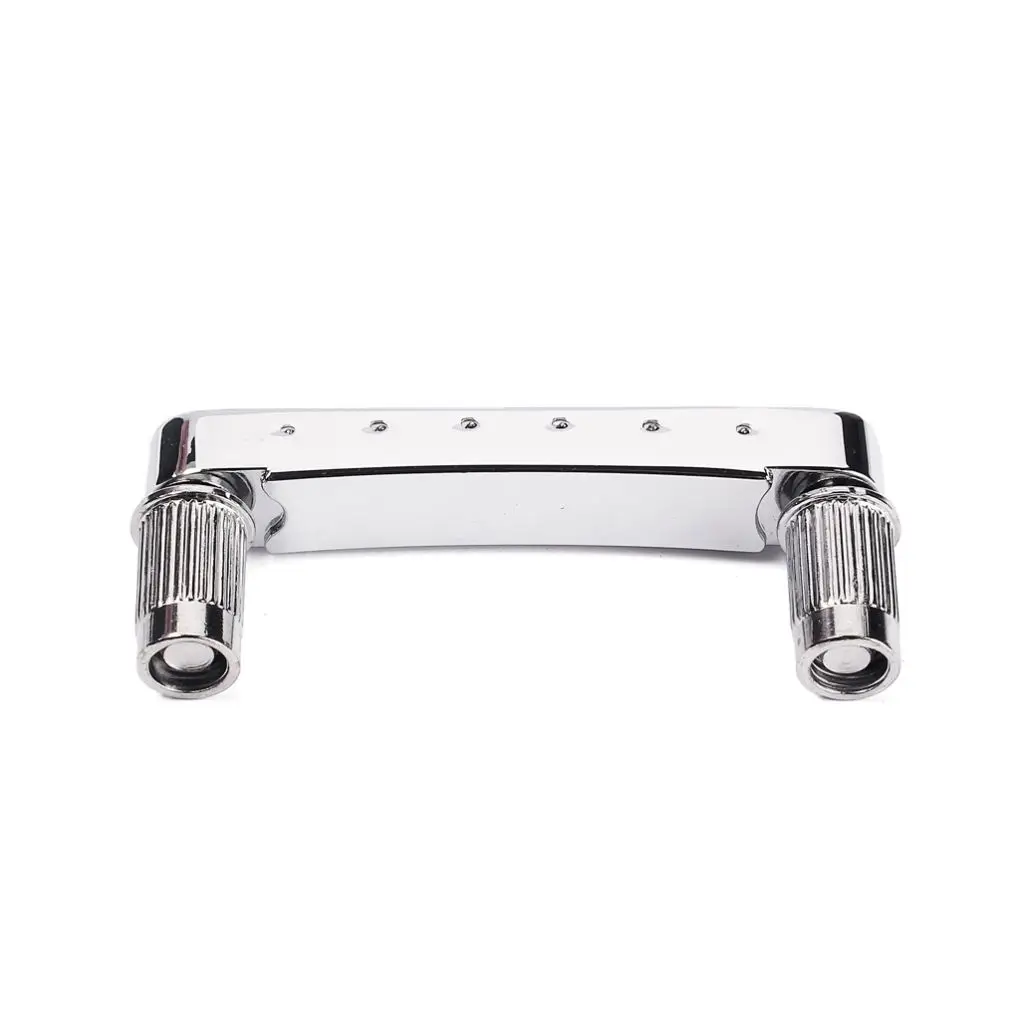 

Гитарный мост из цинкового сплава, регулируемый музыкальный инструмент, седло со шлицем и гайкой, сменные детали, ремонтные принадлежности ...