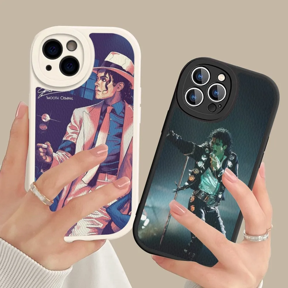 Чехол для телефона Singer M-Michael J-Jackson из жесткой кожи iPhone 16 15 14 13 12 Mini 11 Pro Max Xs X Xr 7 8 Plus