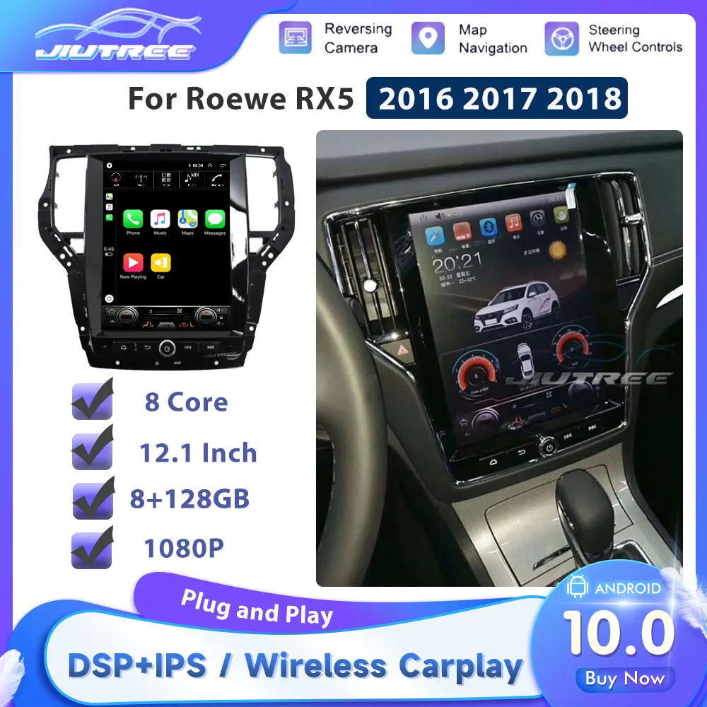 

2 din Android Car Radio For Roewe RX5 2016 2017 2018 Car GPS Navigation Multimedia Player Vertical Screen Car Stereo WIFI 4G