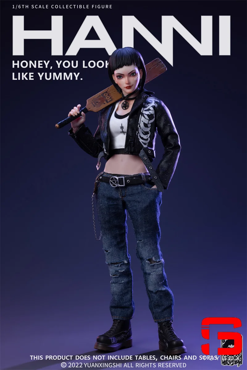 В наличии HSLX-001 1/6 масштаб Food Hunter Hanne фигурка 12-дюймовая женщины-солдата полный