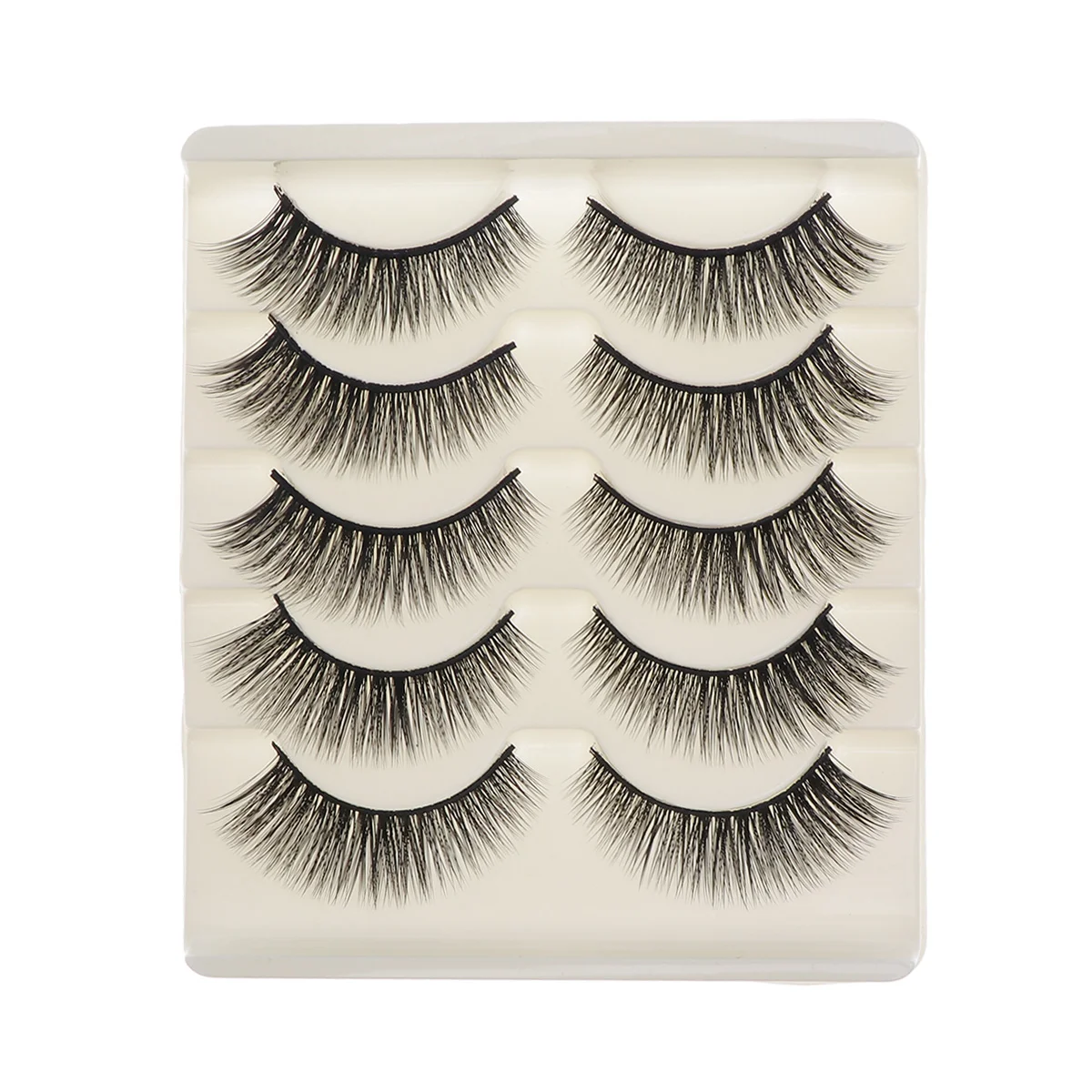 

5 Pairs False Eyelashes Natural Thick Lash Extensions for Ladies
