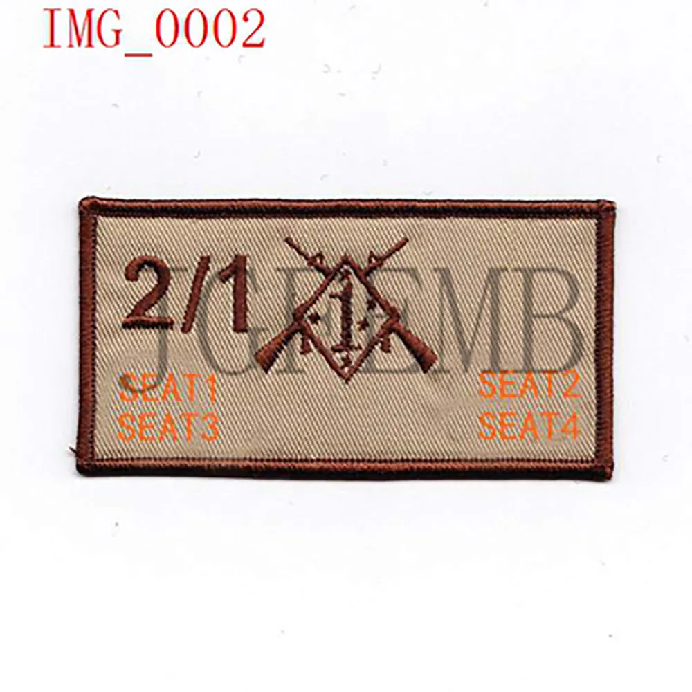 

Marines USMC I MEF Custom Name Tapes Text Brand Morale Tactics Military Embroidery Patch