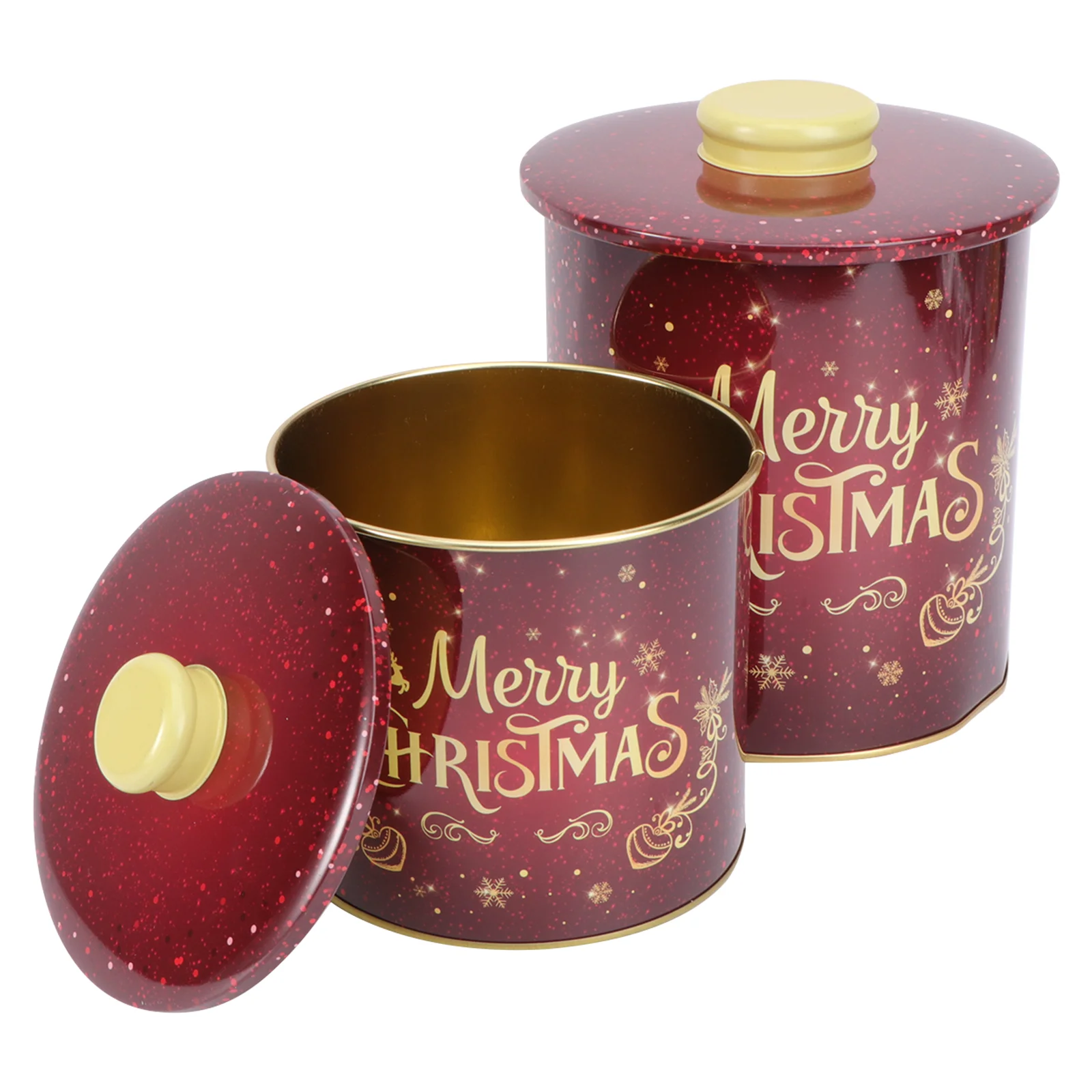 

2PCS Xmas Sealed Candies Boxes Christmas Gift Sweets Packing Boxes Xmas Boxes