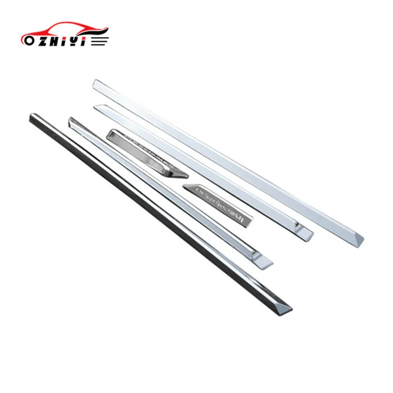 Car Protector Accessories for Volvo S90 2018 Body Bright Silver Trim Kit Door Side Edge Anti-scratch Decorative Protection Strip Car Protector Accessories for Volvo S90 2018 Body Bright Silver Trim Kit Door Side Edge Anti-scratch Decorative Protection Strip