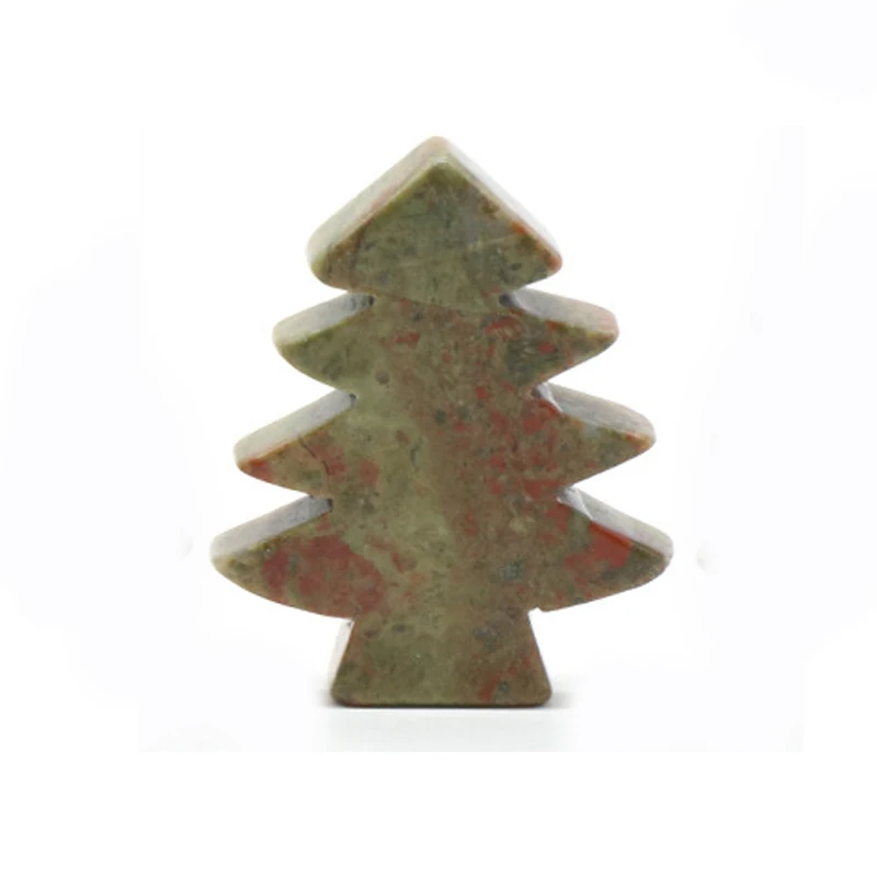 

Unakite Healing Chakra Crystal Tree for Home Decor Christmas Wedding Energy Meditation Spiritual Pendants Worry Stones