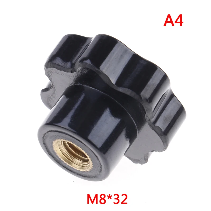 

Пластиковая внутренняя резьба M4/M5/M6/M8, зажимные гайки с семи звездообразной головкой, сменная ручка, зажимная ручка с медным сердечником, твердость
