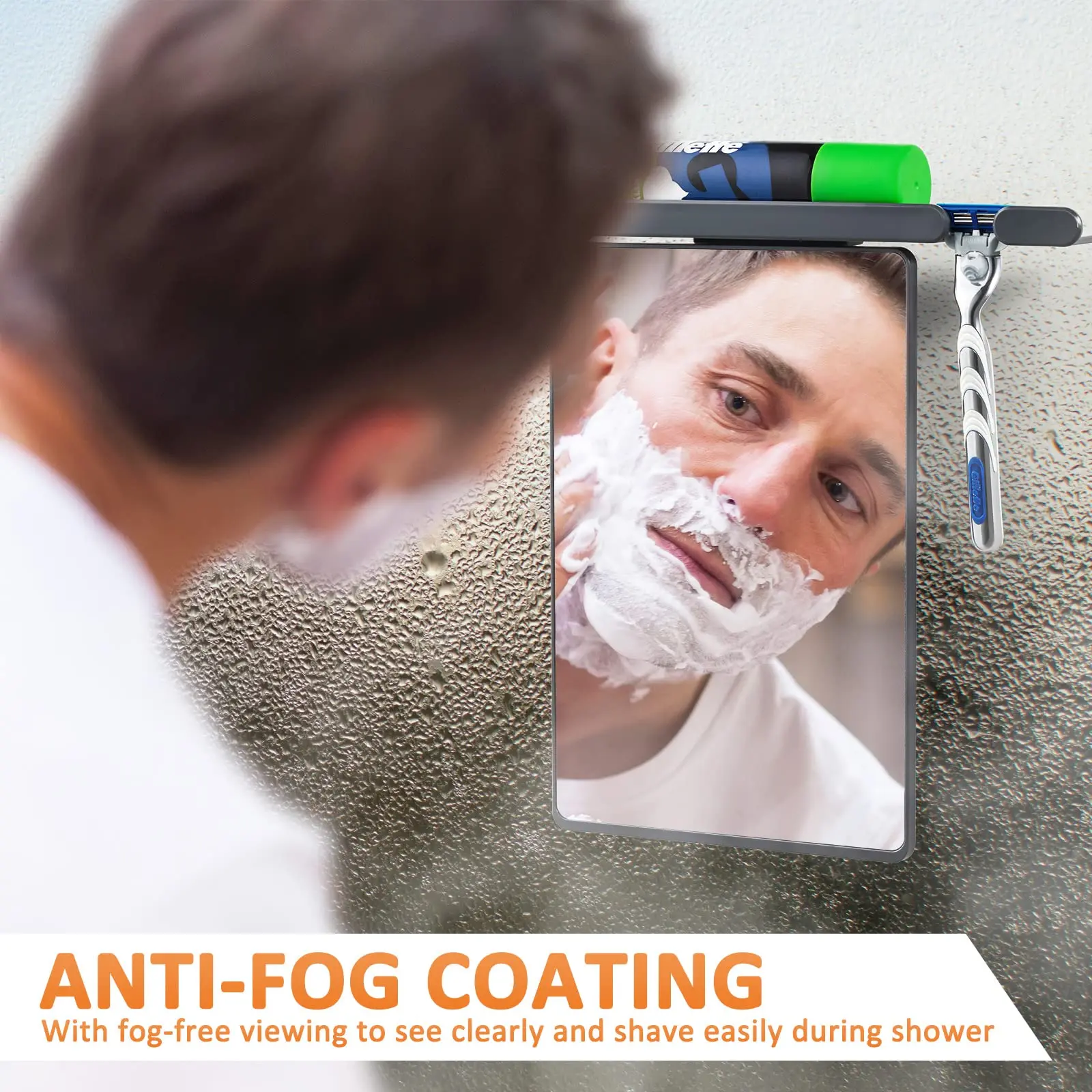 Акриловое зеркало TAILI для мужчин и женщин настенное с присоской душа косметика