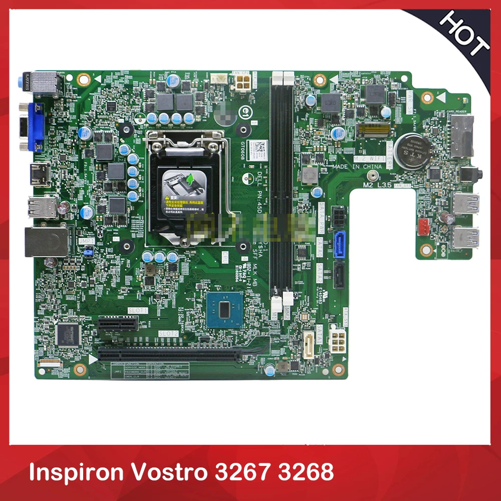 Desktop Motherboard For DELL Inspiron Vostro 3267 3268 45D2Y 7F37C TJYKK Y2YM6 1HYR7 RYP79  Delivery After 100% Testing