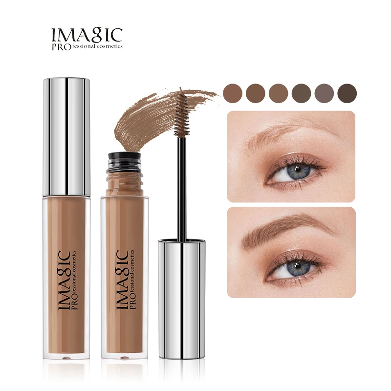 

Imagic 6-Color Eyebrow Cream Gel Enhancers Tint Natural Wild Waterproof Long-Lasting Feathery With Brush Pomade Cosmetics