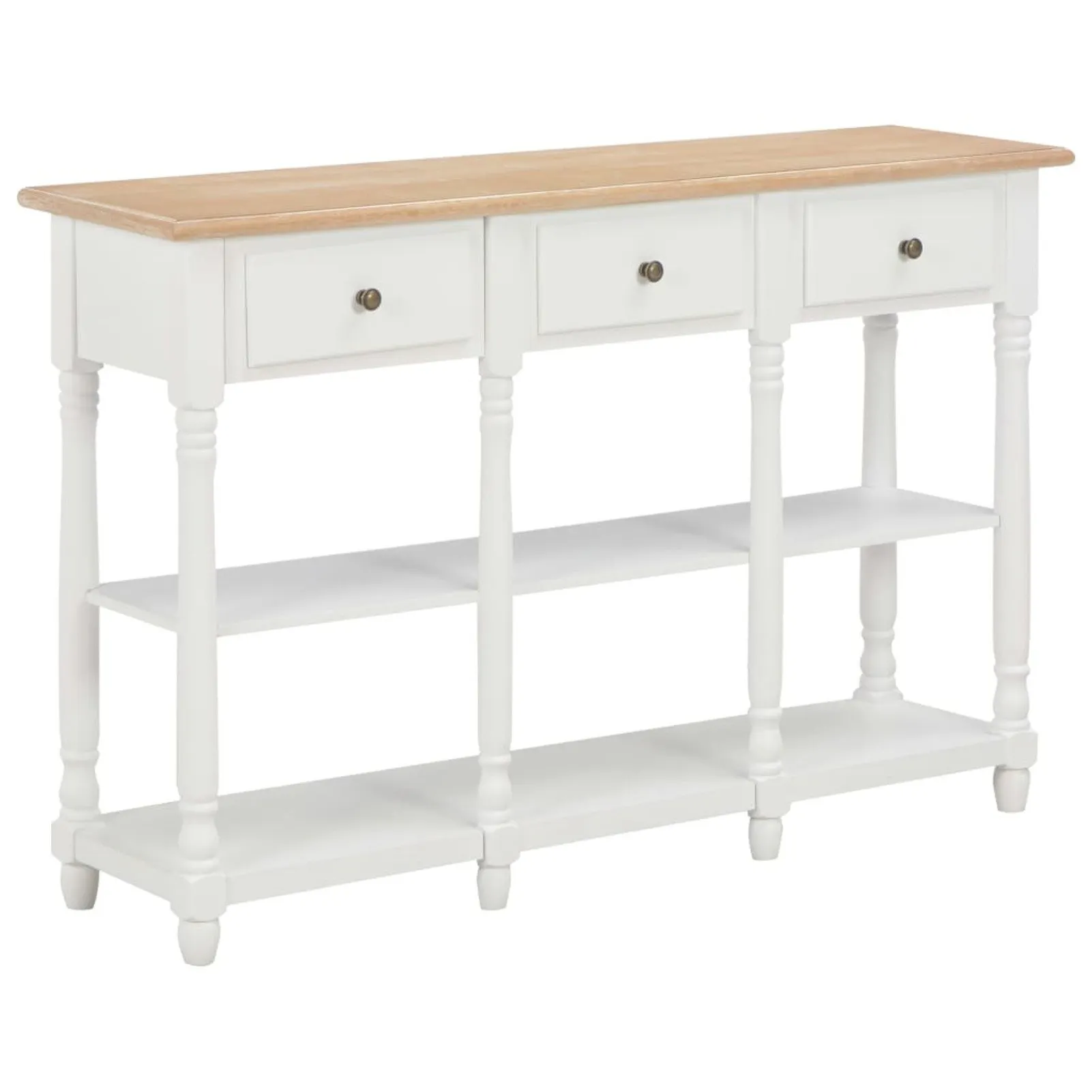 

Белый стол консоли 47,2x11,8x29,9 MDF