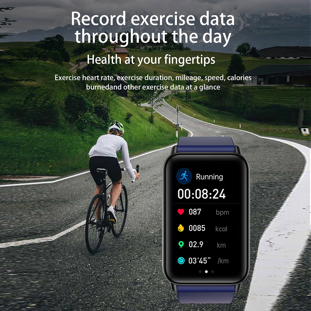 Смарт-часы T68 с пульсометром водостойкие 1 57 дюйма сенсорный экран