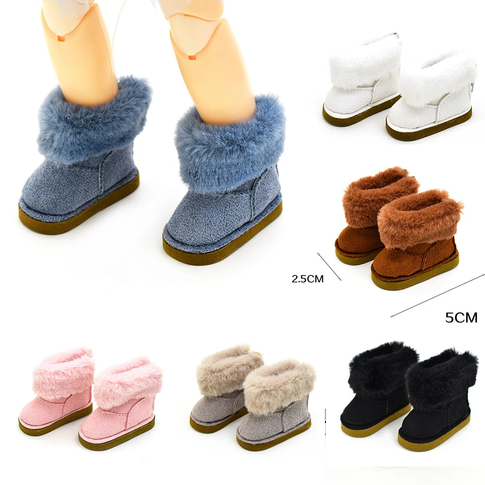 

High Quality Boots Doll Shoes For 5Cm 1/6 Doll Shoes Martin Boots For 32-34Cm Paola Reina&14Inch Wellie Wisher&Nancy Doll