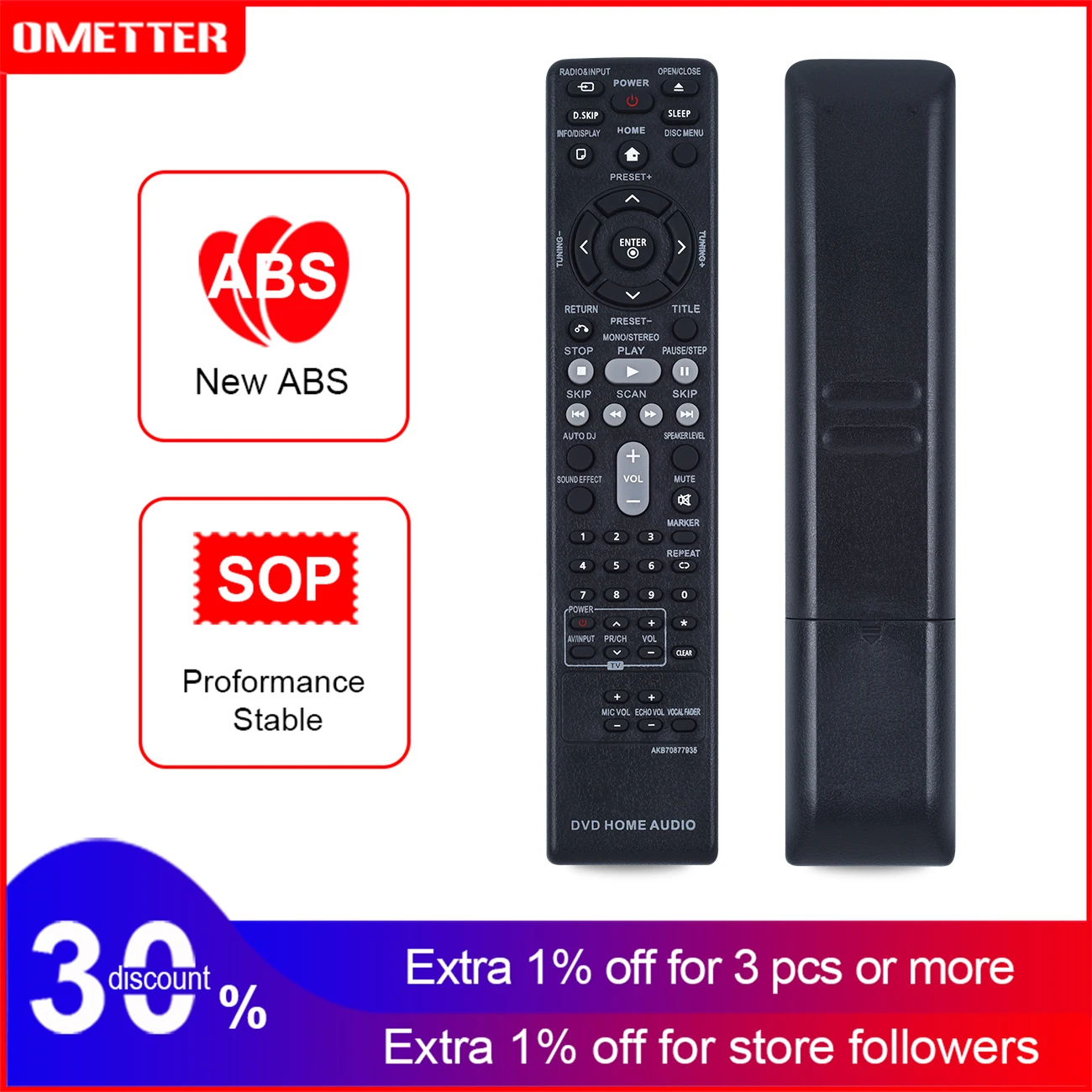 

New Generic For LG AKB70877935 DVD Home Audio Home Theater System Remote Control